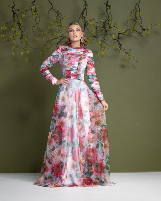 Garden Ruffle Gown