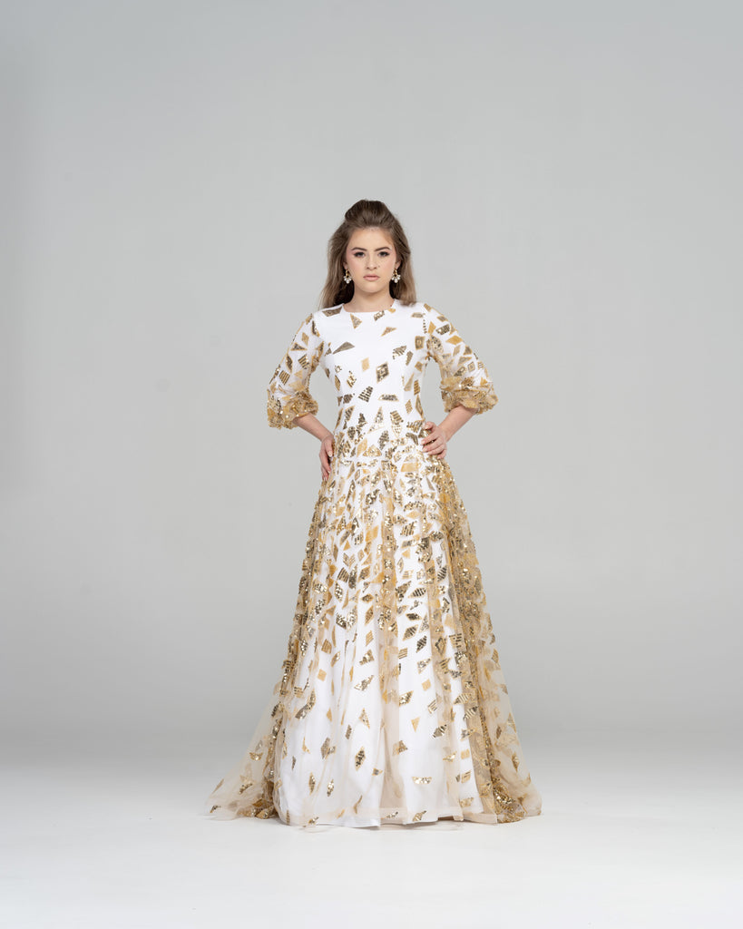 Gold Geo Gown