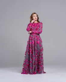  Freesia Flower Gown