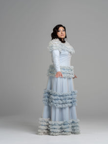  Triple Layered Froth Gown