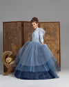 Pristine Tiered Girls Ball Gown