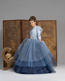  Pristine Tiered Girls Ball Gown