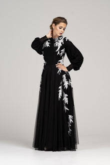  Cascading Leaves Gown