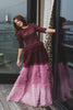 ombre tulle evening gown dress rental