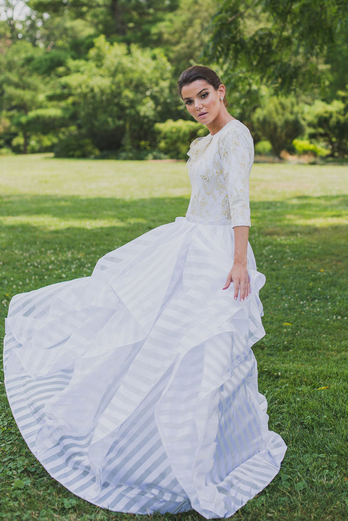 Golden Summer Ball Gown