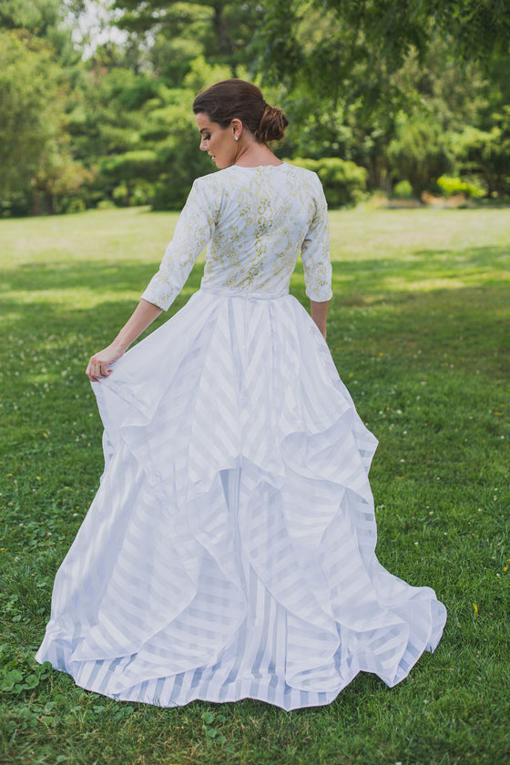 Golden Summer Ball Gown