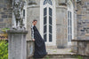 Black modest tznius maternity gown 