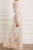 Needle & Thread sequin diamond gown moonscape modest gown rental