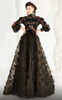 Black modest ball gown rental 