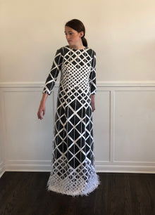  Lattice Feather Gown